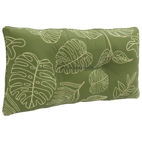 Ryggkudde PUTTEN 100% Polyester Bladdesign 70 x 40 x 10 cm