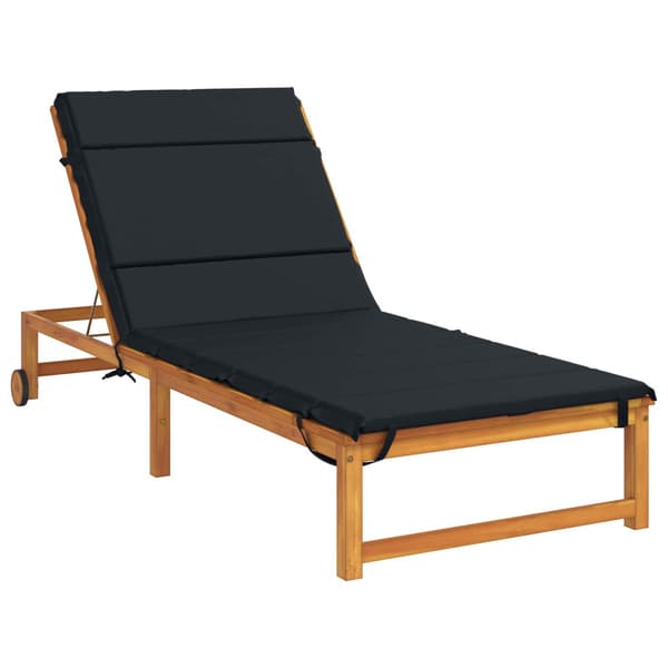 Solstol Kudde GEMERT 100% Polyester Mörkblå 200 x 80 x 3 cm