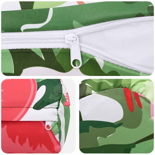 Kuddöverdrag 2 st HEERLEN Svart Ø 15 x 40 cm Polyester