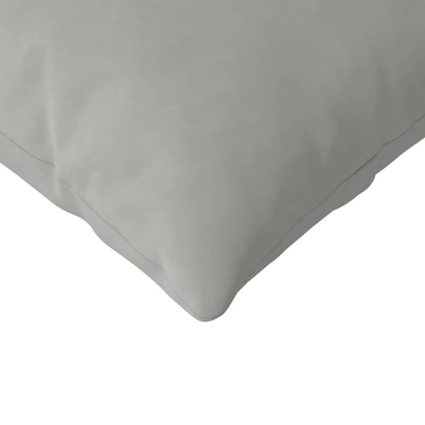 Sofakuddar 2 pcs Ljusgrå 120 x 40 cm tyg