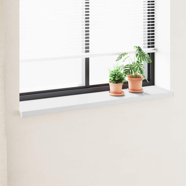 Fönsterbräda Vit 120 x 35 x 4,5 cm PVC
