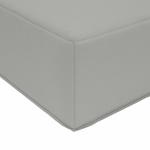 Utomhus Soffa Kudde Grå 80 x 80 x 8 cm Polyester