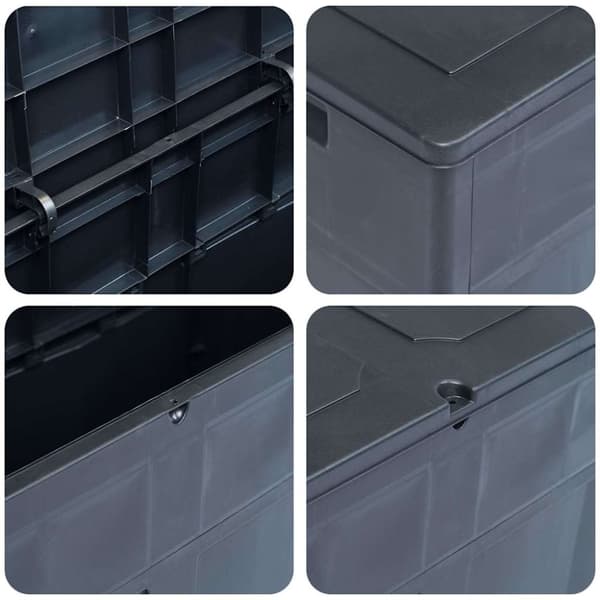 Dynbox 320 liter svart