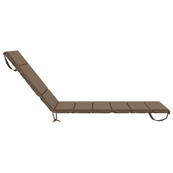 Solstol Kudde GEMERT 100% Polyester Taupe 200 x 80 x 3 cm