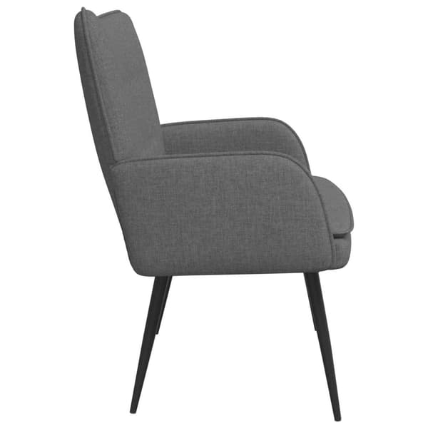2-sits soffa Mörkgrå 115 x 61 x 87 cm tyg