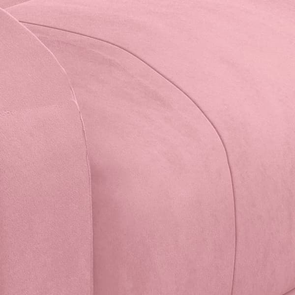 Elektrisk reclinerfåtölj rosa sammet