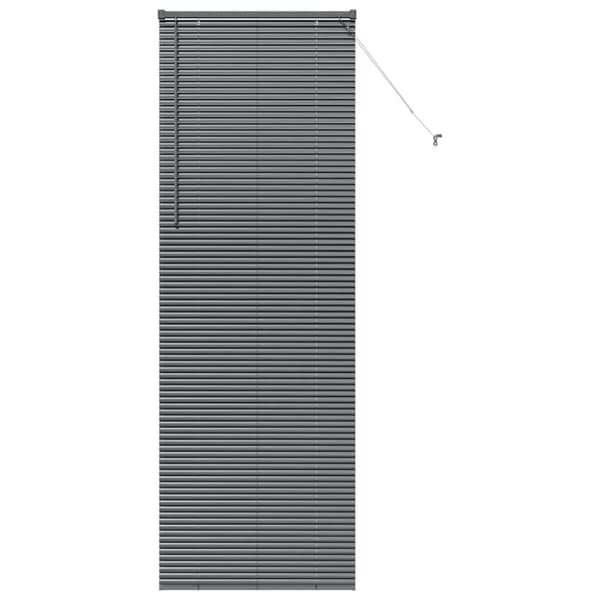 Persienner Mörkgrå 220 x 75 cm Aluminium