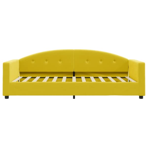 Dagbädd gul 90x200 cm sammet