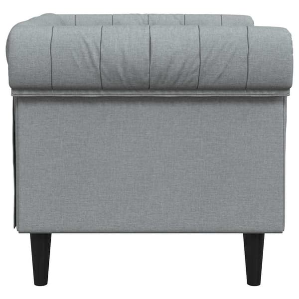 Soffa Ljusgrå 78,5 x 74,5 x 74,5 cm Polyester