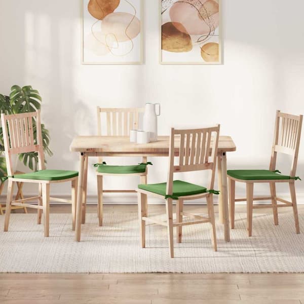 Sittkuddar 4 pcs Ljusgrön 40 x 40 x 3 cm Sammet
