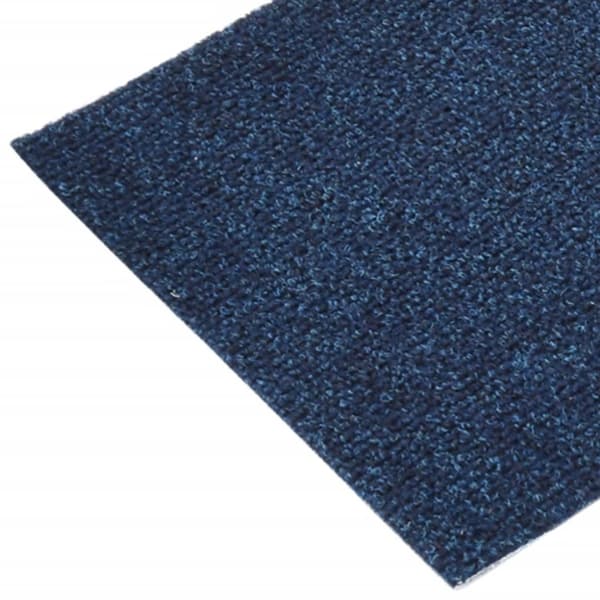 Trappmattor självhäftande 15 st 60x25 cm marinblå rektangulära
