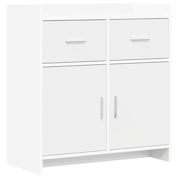 Sideboard Vit 75 x 36 x 80 cm Konstruerat trä