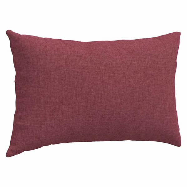 Sofakuddar 2 pcs Vinröd 50 x 30 cm tyg