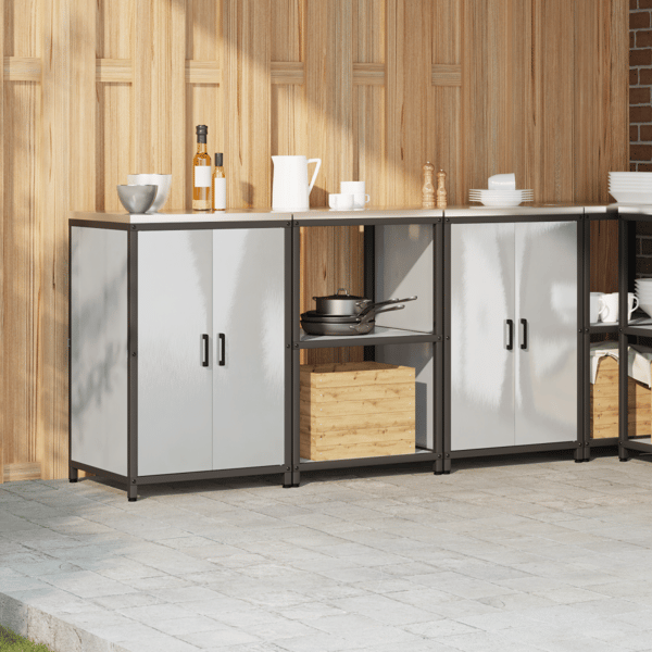 Köksförvaringsset HATTEM 3 pcs Silver Rostfritt stål