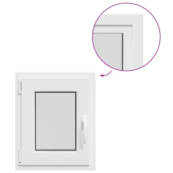 Källarfönster RISOR 40 x 60 cm PVC och glas