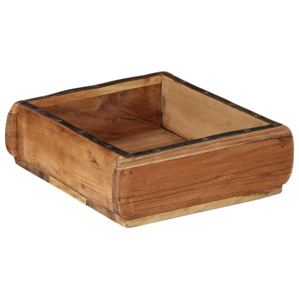 Bricka 2 pcs Brun 29 x 31 x 10 cm Solid återvunnen trä