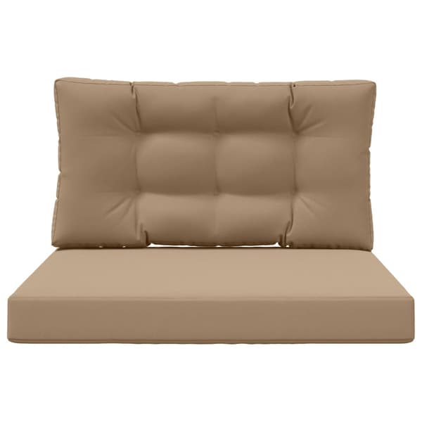 Utomhus Soffa Kudde 2 pcs Taupe Polyester