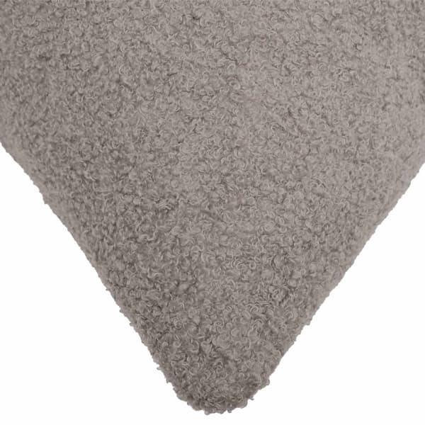 Kuddöverdrag 2 st HEERLEN Ljusgrå 40 x 60 cm Bouclé