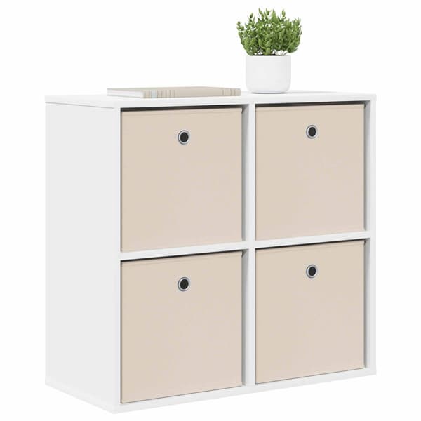 Sideboard med låda Vit 68,5 x 32 x 67 cm