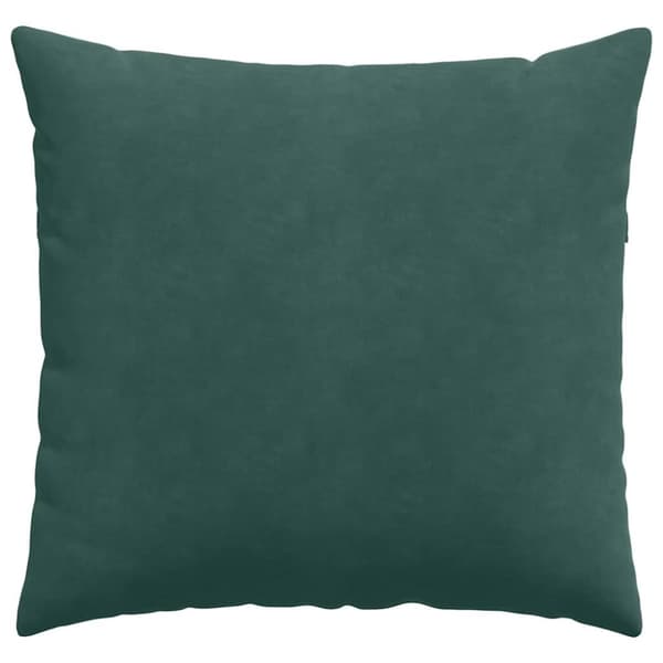 Sofakuddar 2 pcs Mörkgrön 45 x 45 cm Kordread tyg