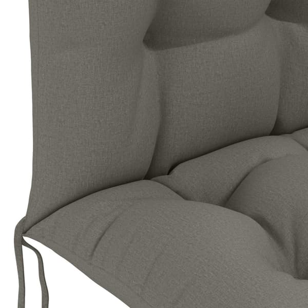 Solsängkudde PUTTEN 100% Polyester Grå 48 x 112 x 10 cm