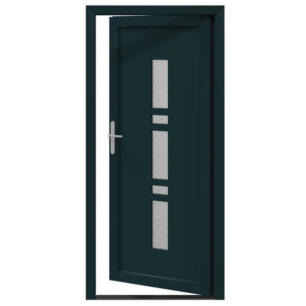 Framdörr Antracit 98 x 200 cm PVC