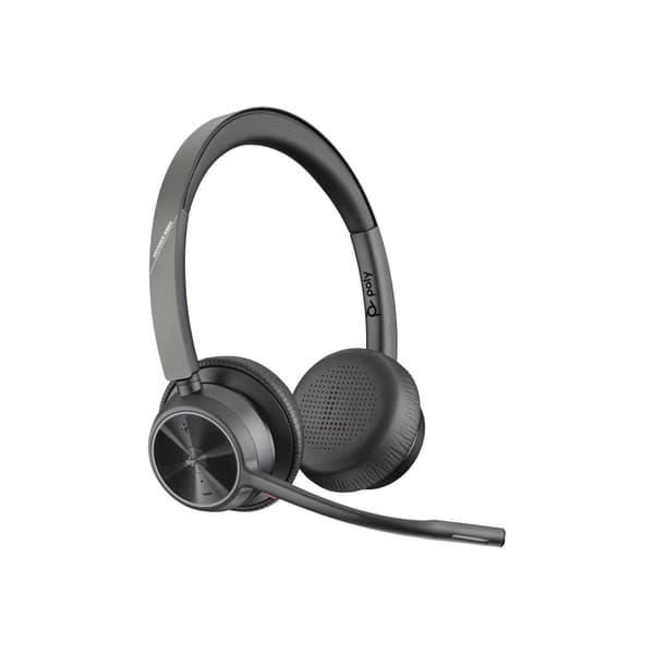 HP Poly Voyager 4320-M - headset - USB-A via Bluetooth-adapter