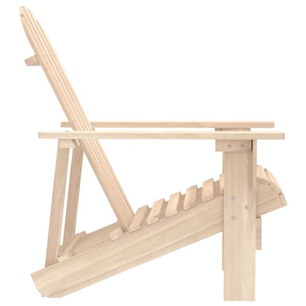 Adirondackstol massivt granträ