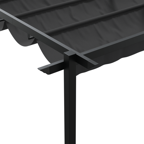 Paviljong Antracit 400 x 300 x 200 cm Polyester