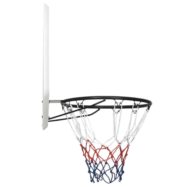 Basketplatta vit 90x60x2 cm polyeten