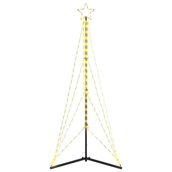 LED julgran 363 LEDs varmvit 182 cm