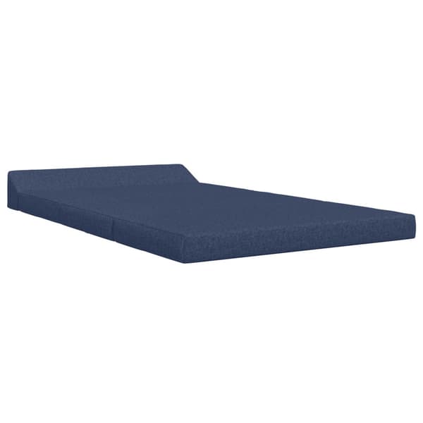 Fällbar Soffbed Blå 120 x 60 x 49 cm Tyg