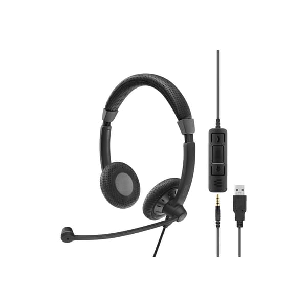 EPOS SC 75 USB MS - headset - 3,5 mm kontakt, USB