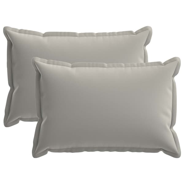 Kuddöverdrag 2 st HOUTEN Grå 50 x 70 cm Polyester