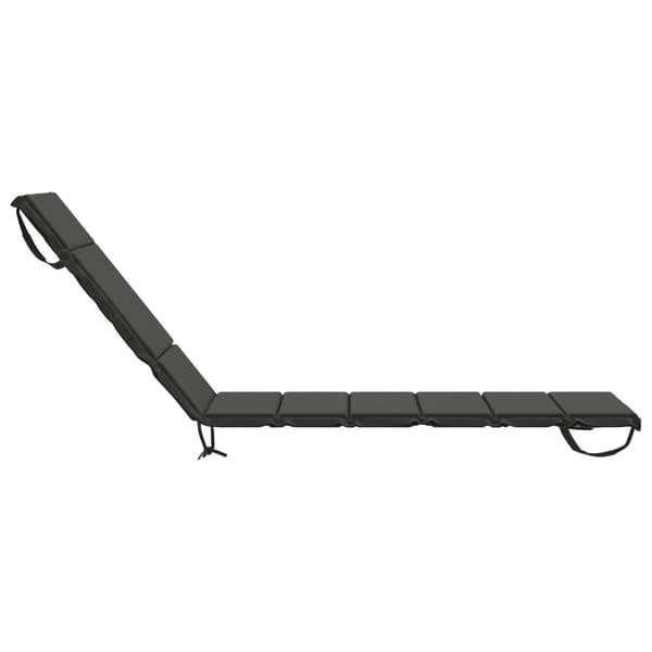 Solstol Kudde GEMERT 100% Polyester Antracit 200 x 60 x 3 cm