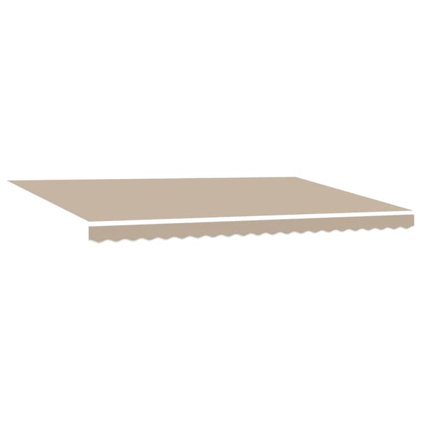 Markis tyg Beige 500 × 350 cm Polyester