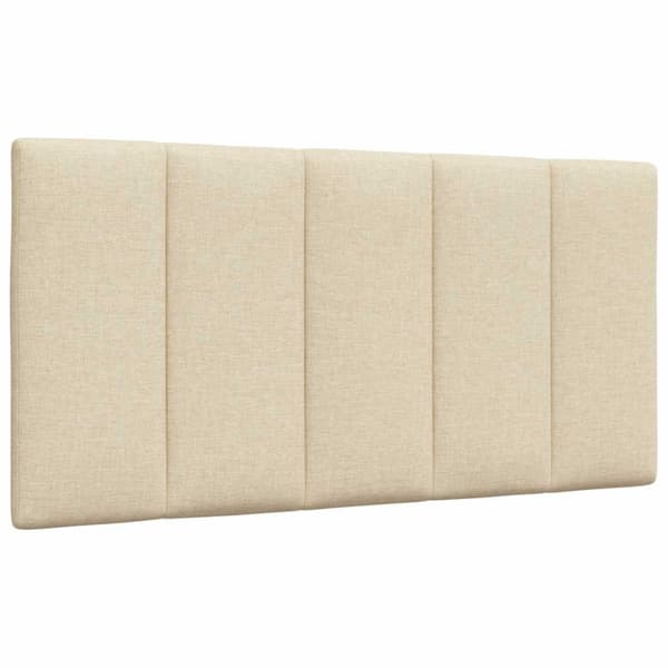 Headboard Cushion "Hanko" Cream 100 cm Fabric