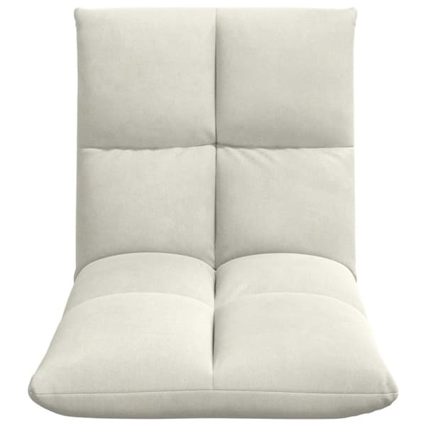 Golvstol Kräm 50 x 61 x 57 cm Sammet