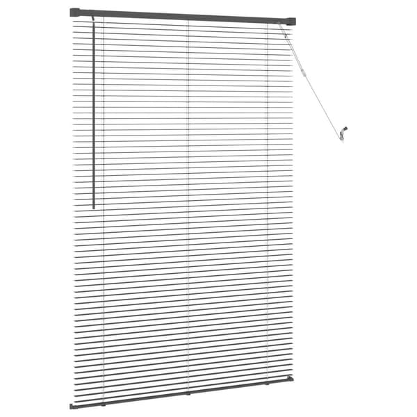 Persienn Silvergrå 150 x 100 cm PVC