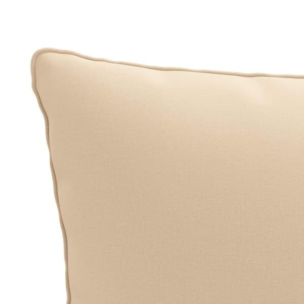 1-delad ryggkudde PUTTEN 100% Polyester Gräddvit