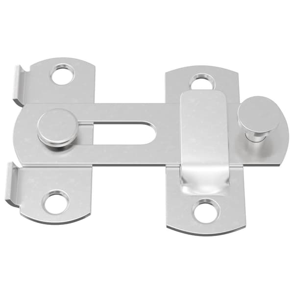 Dörrlås 2 pcs Silver 70 x 8 mm Stål