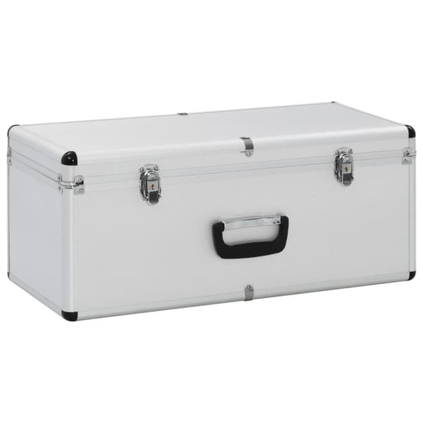 Förvaringsväskor 3 st silver aluminium