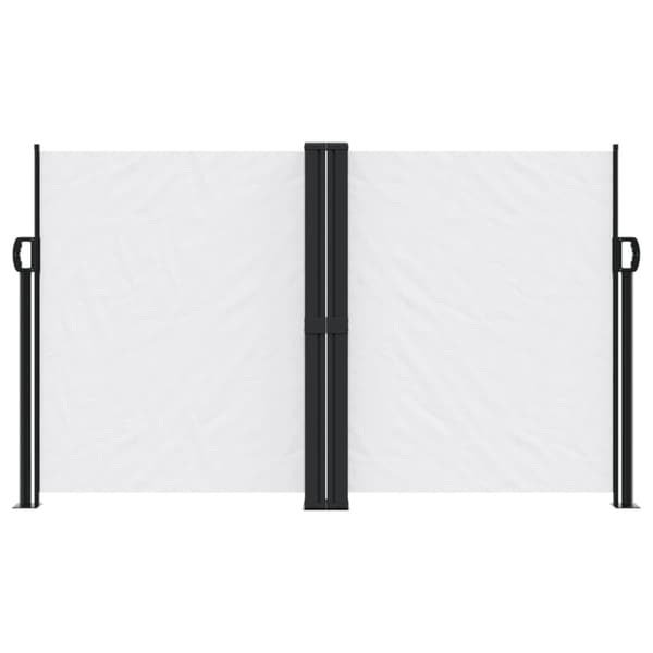 Infällbar sidomarkis vit 140x1200 cm