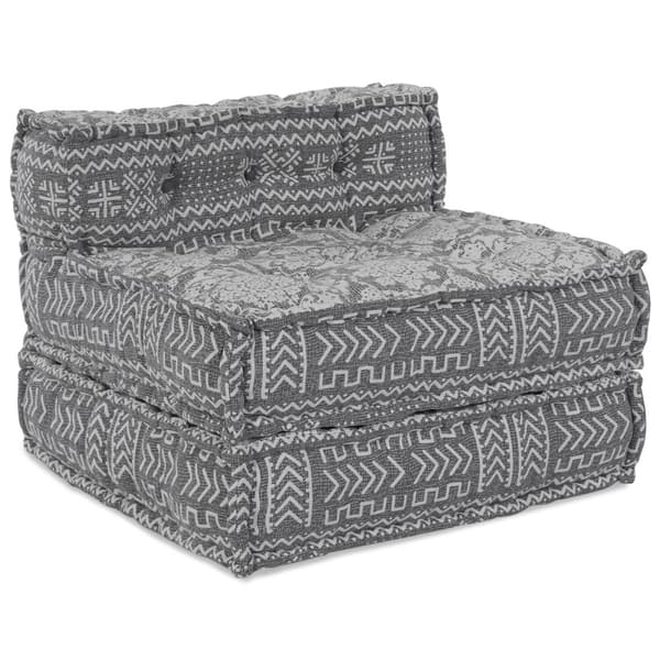 Modulsofa enhet Ljusgrå 70 x 70 x 56 cm Tyg