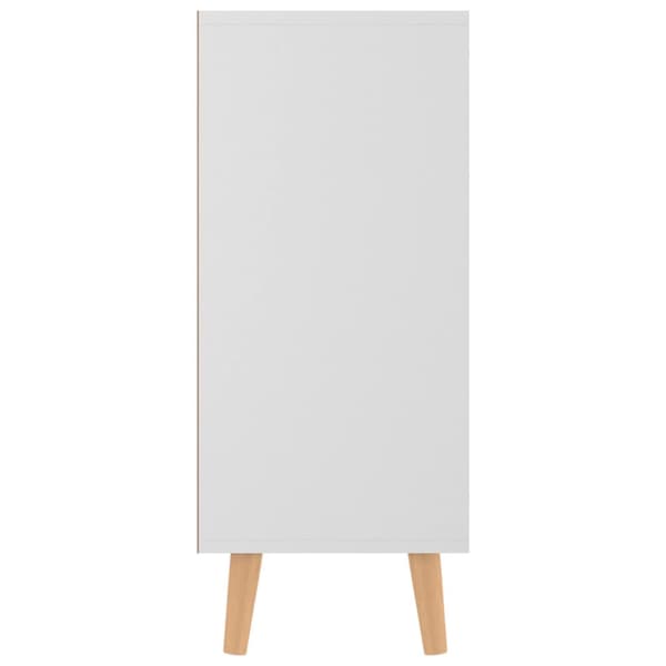 Skänk vit 90x30x72 cm konstruerat trä