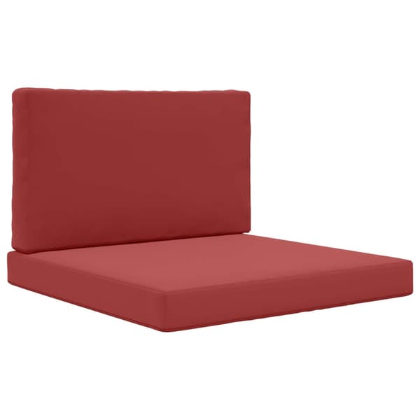 Utomhus Soffa Kudde 2 pcs Vinröd Polyester
