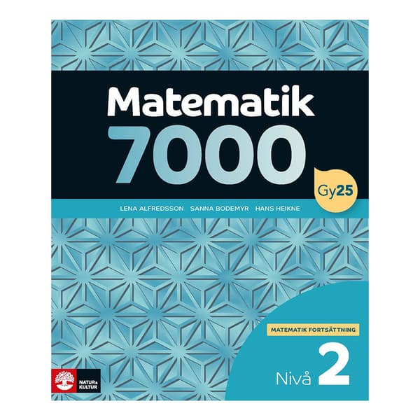 Matematik 7000 fortsättning nivå 2 (häftad)