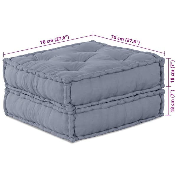 Modulsofa enhet Grå 70 x 70 x 36 cm Tyg