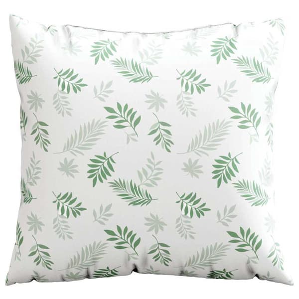 Spridda Kuddar Löv 4 pcs Bladmönster 50 x 50 cm Polyester Tyg