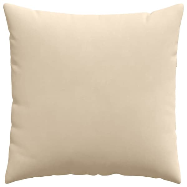 Sofakuddar 2 pcs Kräm 60 x 60 cm tyg